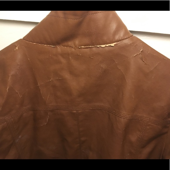 Brown Leather Jacket - Picture 7 of 8